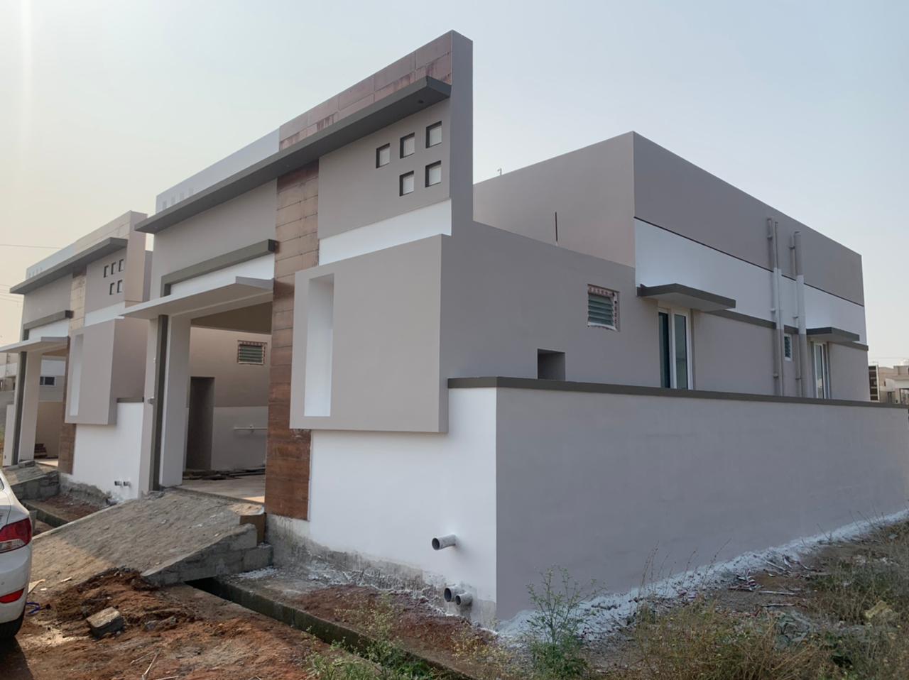 Finished Modern Independent Home by SVM Engineers